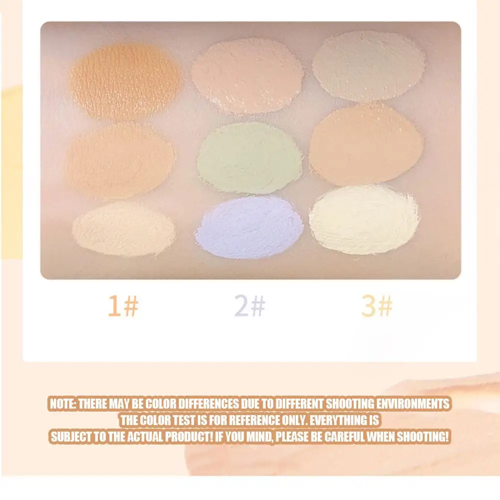 3 couleurs imperméable correcteur couvre marques d'acné foncé longue durée crème cercles crème Palette cosmétiques correcteur fond de teint