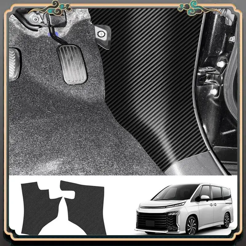 M45K-Car Rest Pedal Side Anti-Kick Leather Pad Protection Pad For Toyota VOXY/NOAH 90 Series 2022 RHD