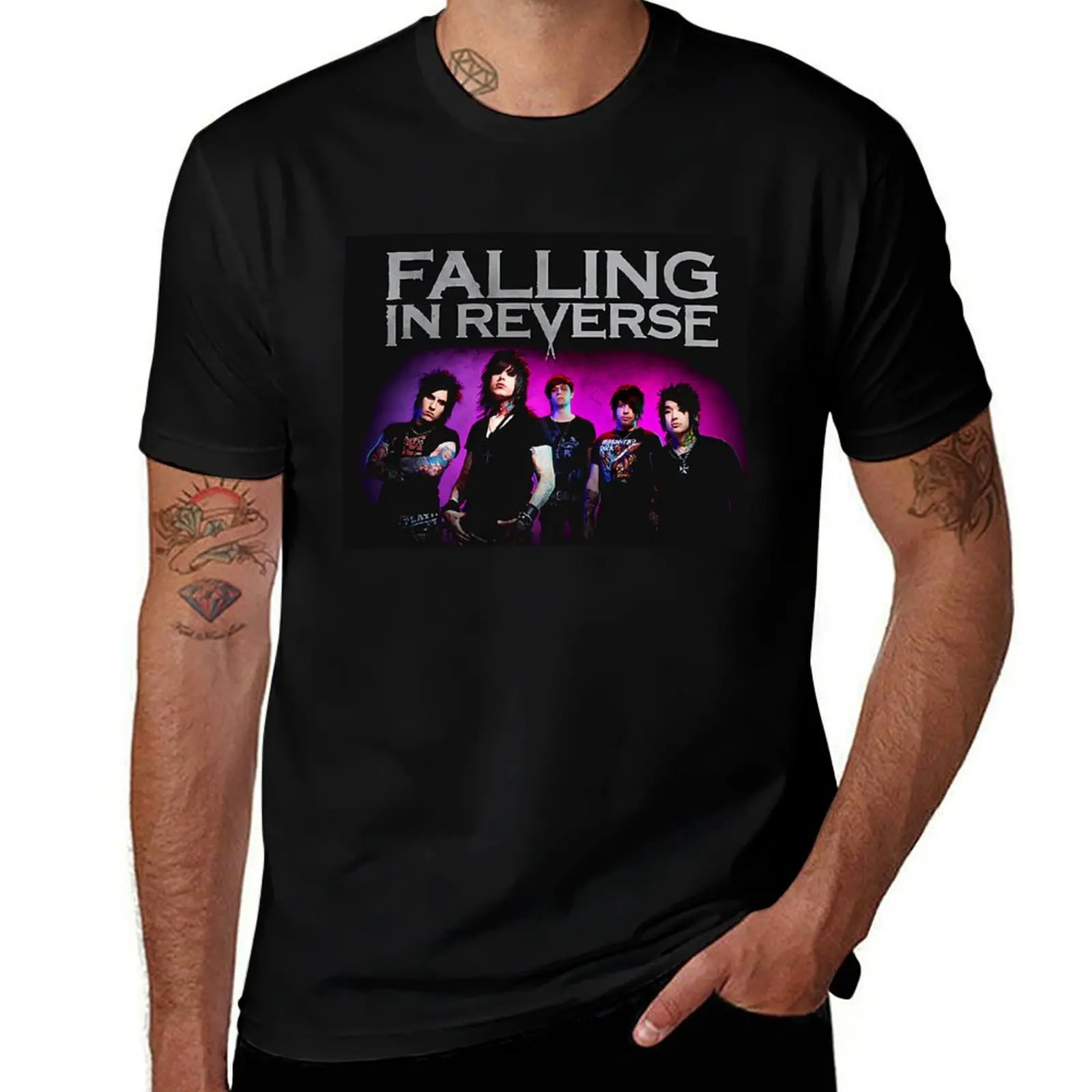 falling in reverse youtube T-Shirt new edition rapper graphic tees mens clothes