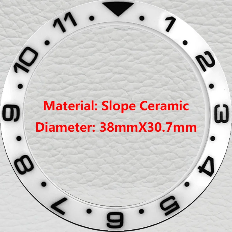 Mod 38mmX30.7mm Anello inserto lunetta in ceramica NH35 adatto per orologi subacquei da uomo impermeabili 20ATM Accessori parti personalizzate