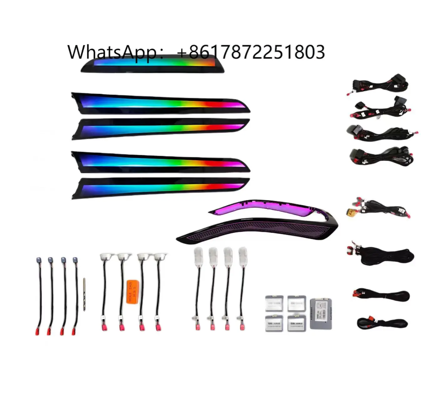 

18 Lights LED Interior Light Ambient Colorful Atmosphere Lights for A4 B8 2009-2016