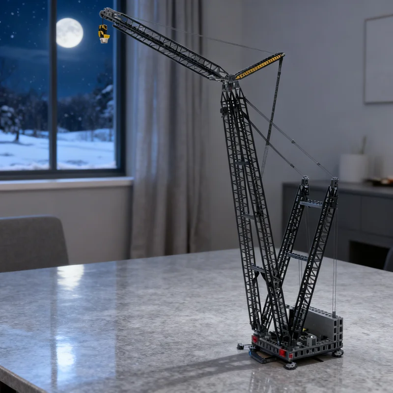 

7243pcs MOC SGC 250 Crane Designed By Peteria Technical Model Building Blocks Architecture Toys Christmas Gifts Education Kids