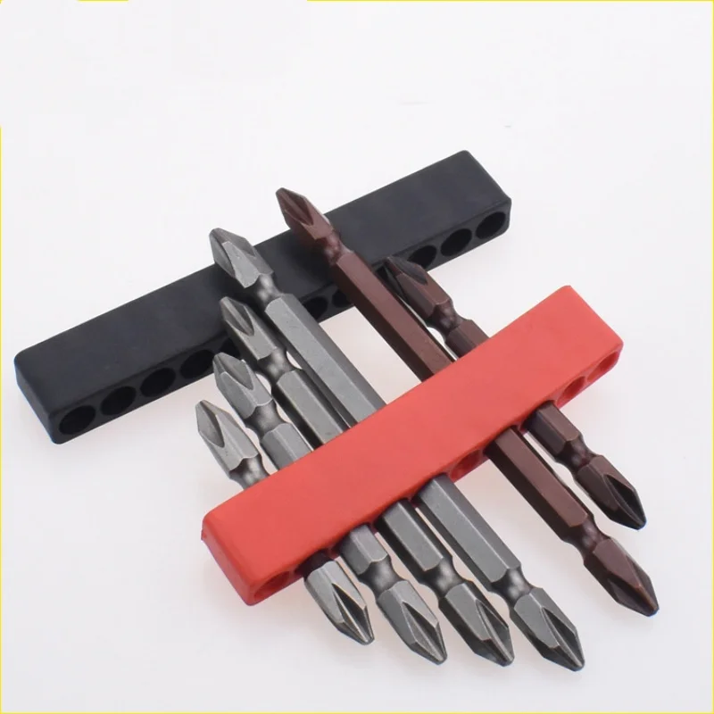 4Pcs Bit Holder 10 Hole 1/4 Holder Screwdriver Storage Box Hex Shank Screwdriver Plastic Screwdriver Storage Screwdriver Bit