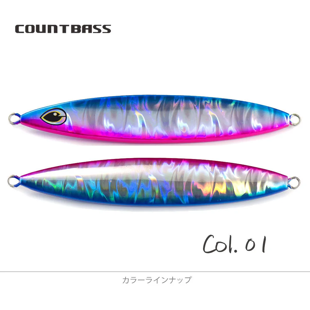 COUNTBASS 155 g 5,5 Unzen Slow Jigs Metall tiefes Salzwasser-Angelköder Snapper Vertikale Aktion – Detail 9