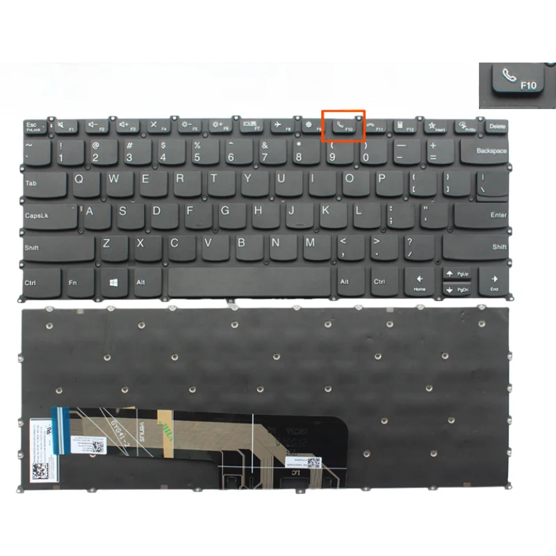 Imagem -02 - Teclado do Portátil dos Eua para Lenovo Eua Ideapad Pro14acn6 Pro-14itl6 5-14alc05 Magro 14iil05 14are05 Pro-14arh5 14ihu5 14itl5