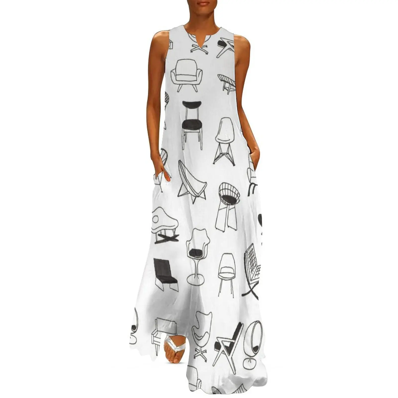 

Mid Century Modern Chair Collection Long Dress wedding dresses for parties Women's dresses