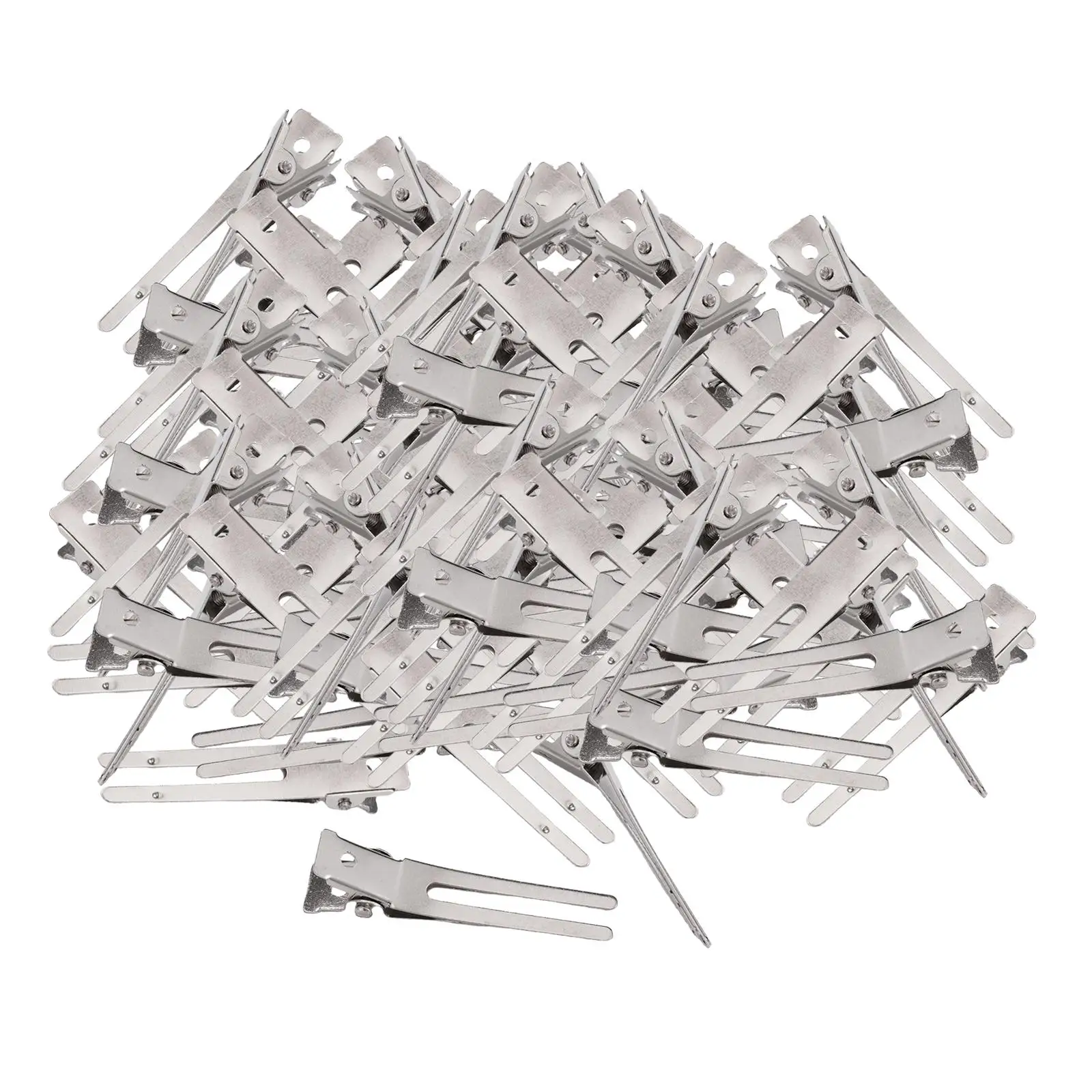 

100 мини-заколок-крокодилов для волос, аксессуары для рукоделия и бантов для волос для женщин