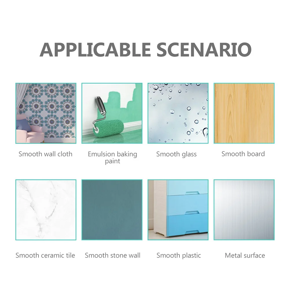 

Plastic Height Measurement Ruler Growth Chart Blue Portable Stacked Storage Wall Growth Chart for Home Decoration