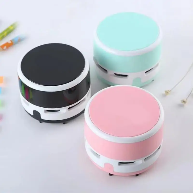 Mini Useful Desktop Vacuum Cleaner Portable Dust Collector Small Size Clean Scraps Machine for Notebook Computer Keyboard