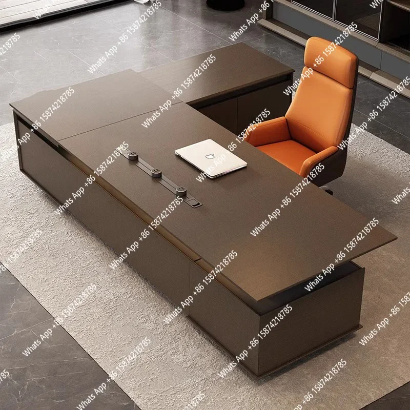 

XS Lshaped Wooden Office Desk European Computer Standing Office Desk Bedroom Luxury Multifunctional Escrivaninha Trendy Furnitur