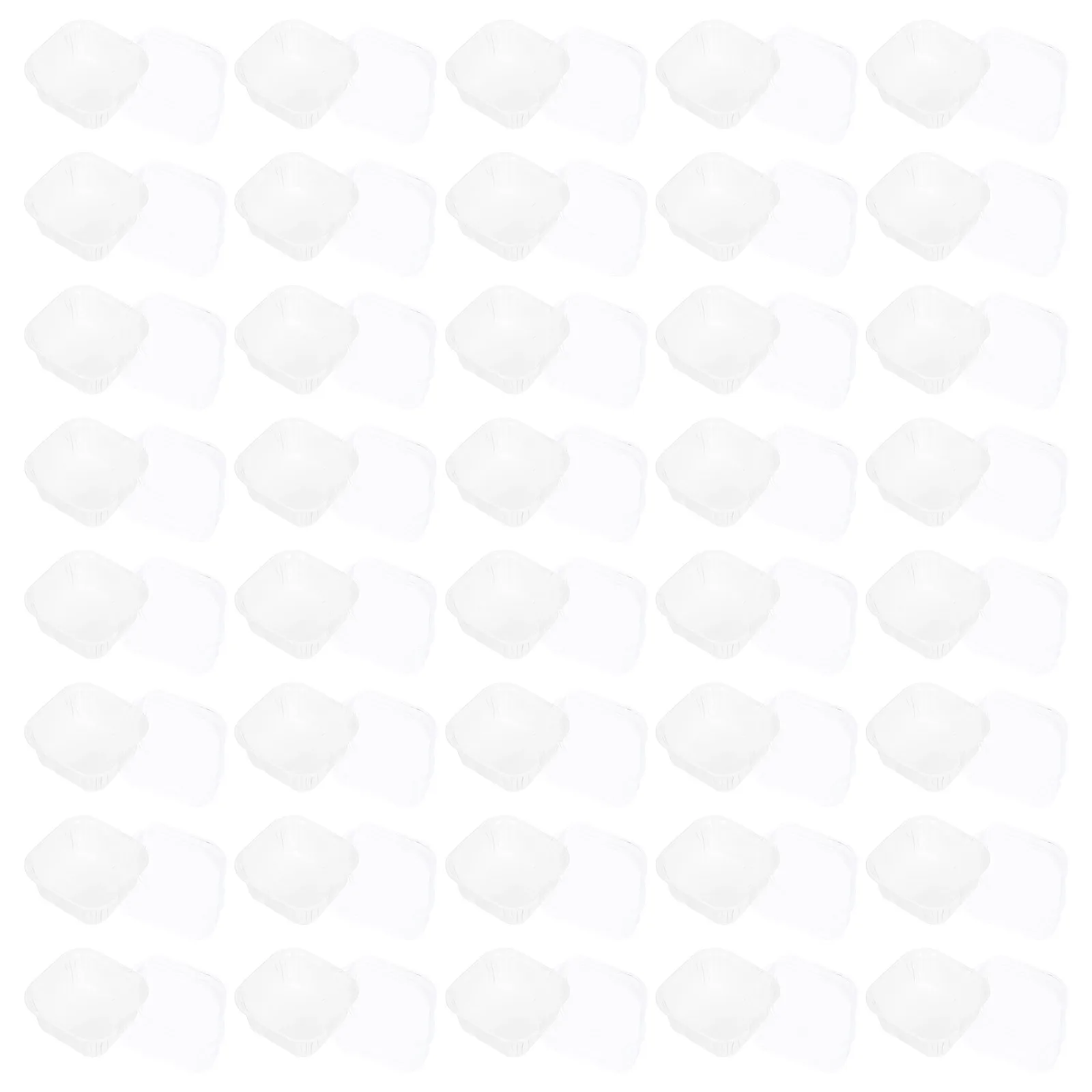 

100Pcs Mousse Cake Packaging Boxes Kraft Paper Dessert Cups Transparent Lids Disposable Baking Cups Party Wedding Snack