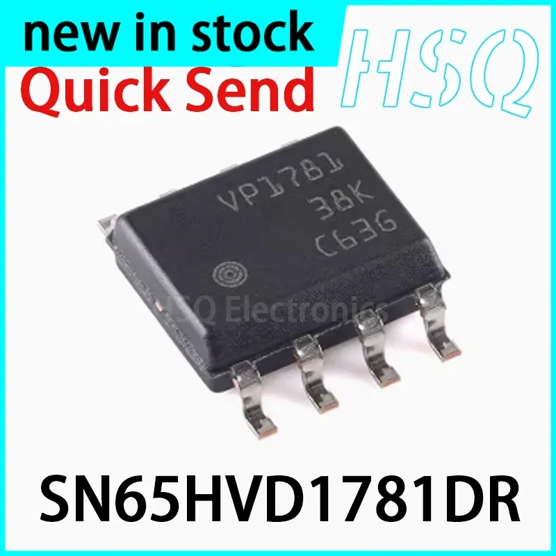 10PCS SN65HVD1781DR SN65HVD1781 Silk Screen VP1781 Transceiver Driver Package SOP-8 Brand New