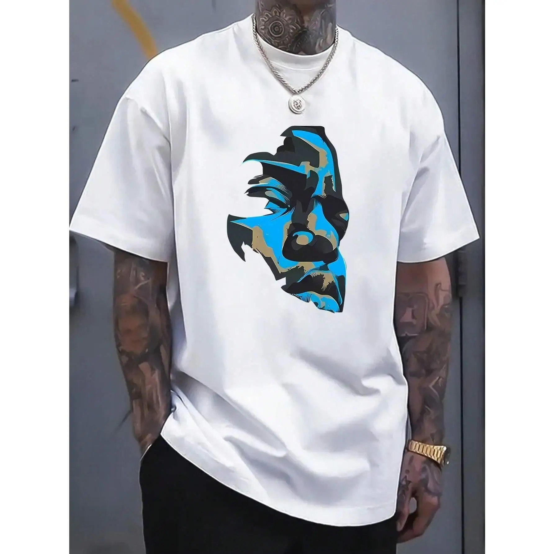 

Trendy Tribute T - shirt: Embodying a Bold and Contemporary Artistic Vibe