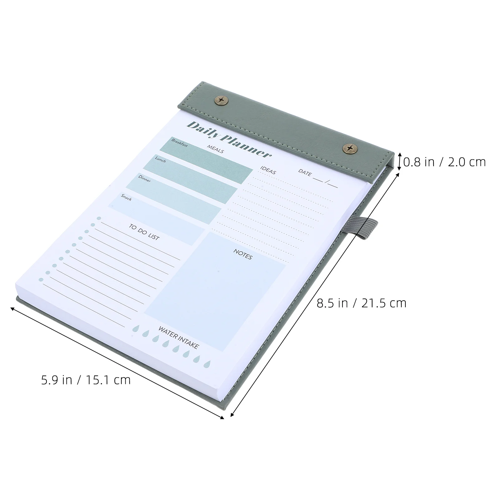 دفتر مخطط A5 متعدد الوظائف، مفكرة مخططة يومية محمولة ناعمة للكتابة، منظم اجتماعات العمل، جدول يومي، مفكرة #6