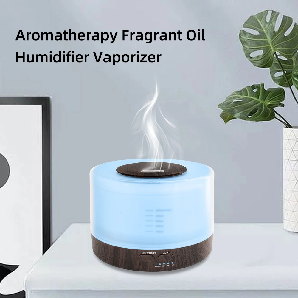 5-in-1 Aroma Oil Diffuser Outperforms  16.91oz Capacity  7 LED Modes  6 Oils   Advanced Safety Features