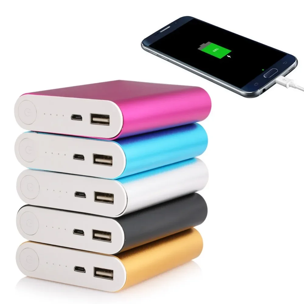 

Portable Universal USB 5V 2.1A 4X 18650 Power Bank Case Kit Battery Charger DIY Box For Smart Phone