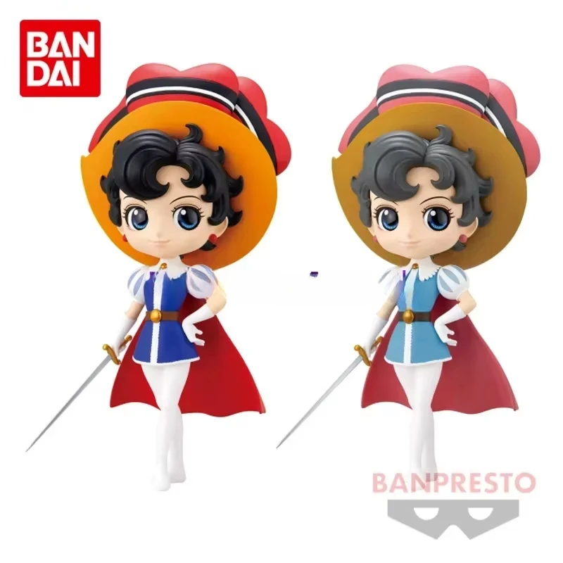 In Stock Original BANPRESTO Q Posket Princess Sapphire Knight PVC Action Figure Model Doll Gift 13cm Collectible Gift