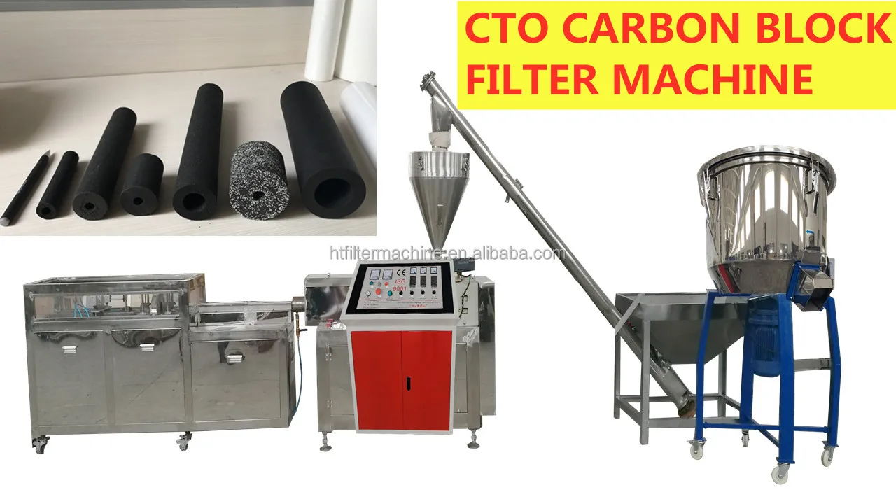 CTO Carbon Block Filter Wrapping Machine For Water Treatment