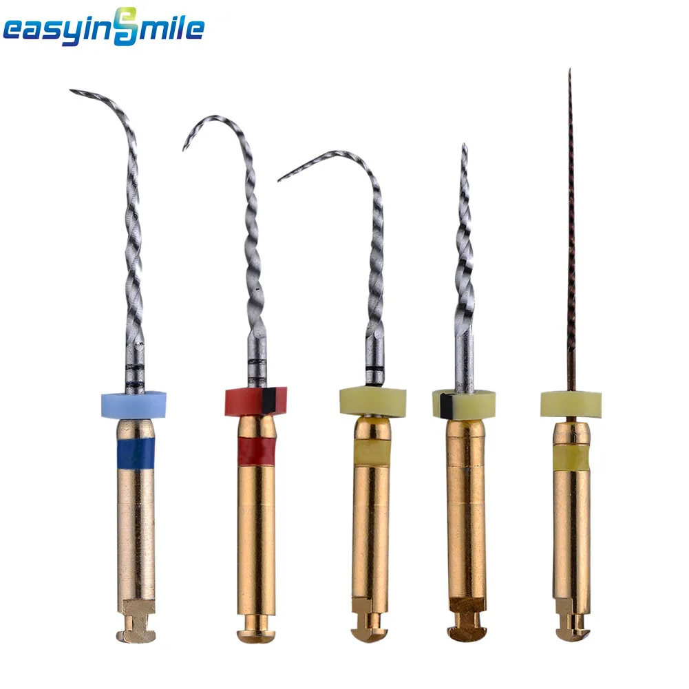 3Packs ESASYINSMILE Dental endo Rotary Files X3 Endodontic NITI Root canal engine tips curve canal files 21/25/31MM for Motor