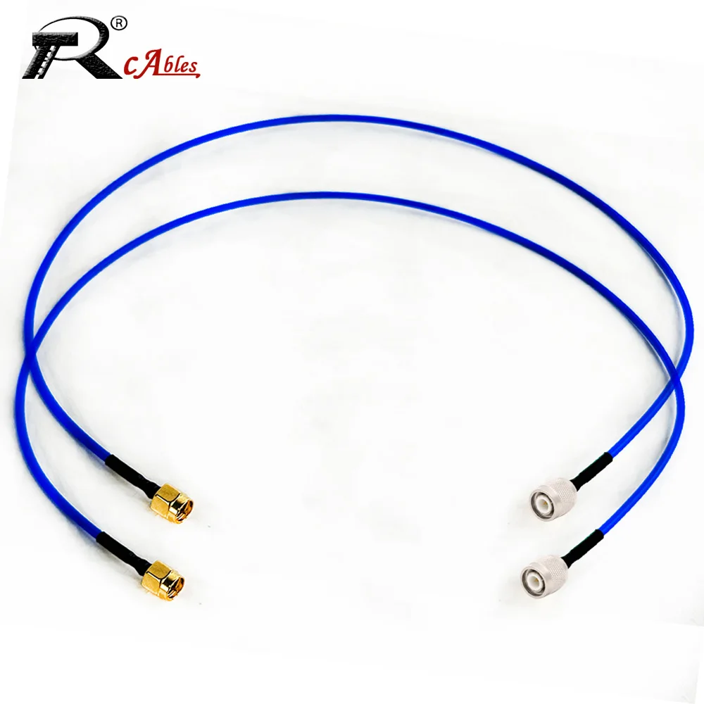 RG 405 Cable 50Ohm RF Coaxial Cable BNC N UHF TNC Male to BNC N UHF TNC Male Connector RF Coaxial Jumper Pigtail Cable Low Loss