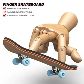 Vinger Skateboard Houten Toets Speelgoed Professionele Stents Vingers Skate Set Nieuwigheid Kinderen Kerstcadeau