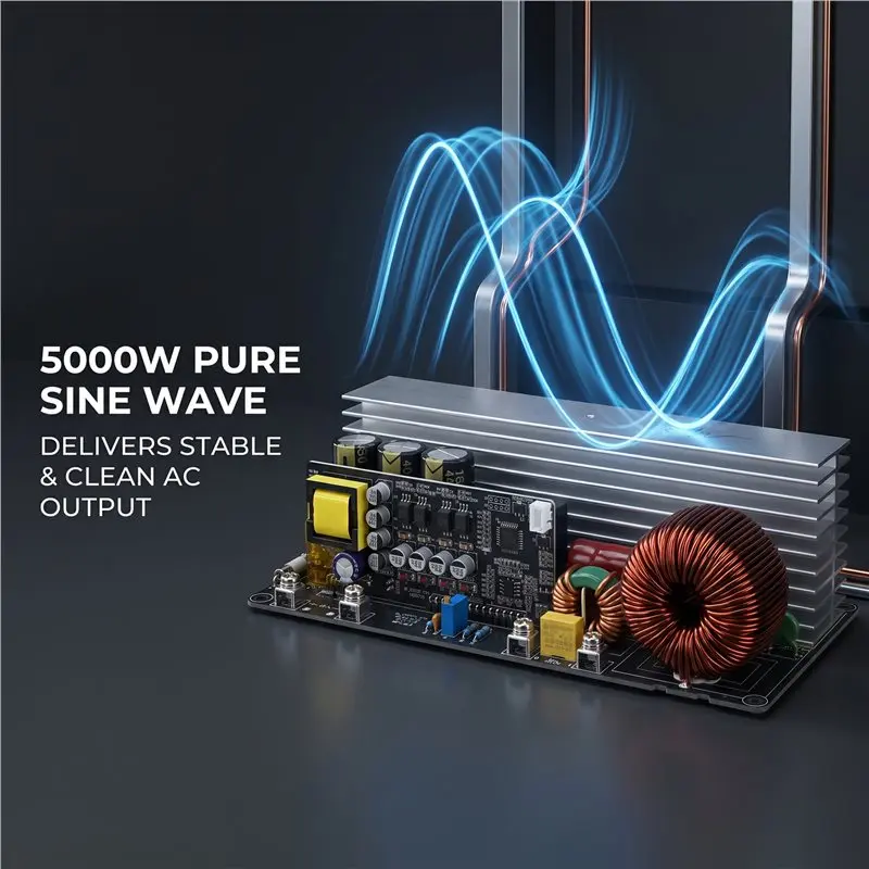 IALJ-High-Power Pure Sine Wave Inverter Inverter Rear Stage Board Rear Stage Board Adjustable 5000W Inverter Module