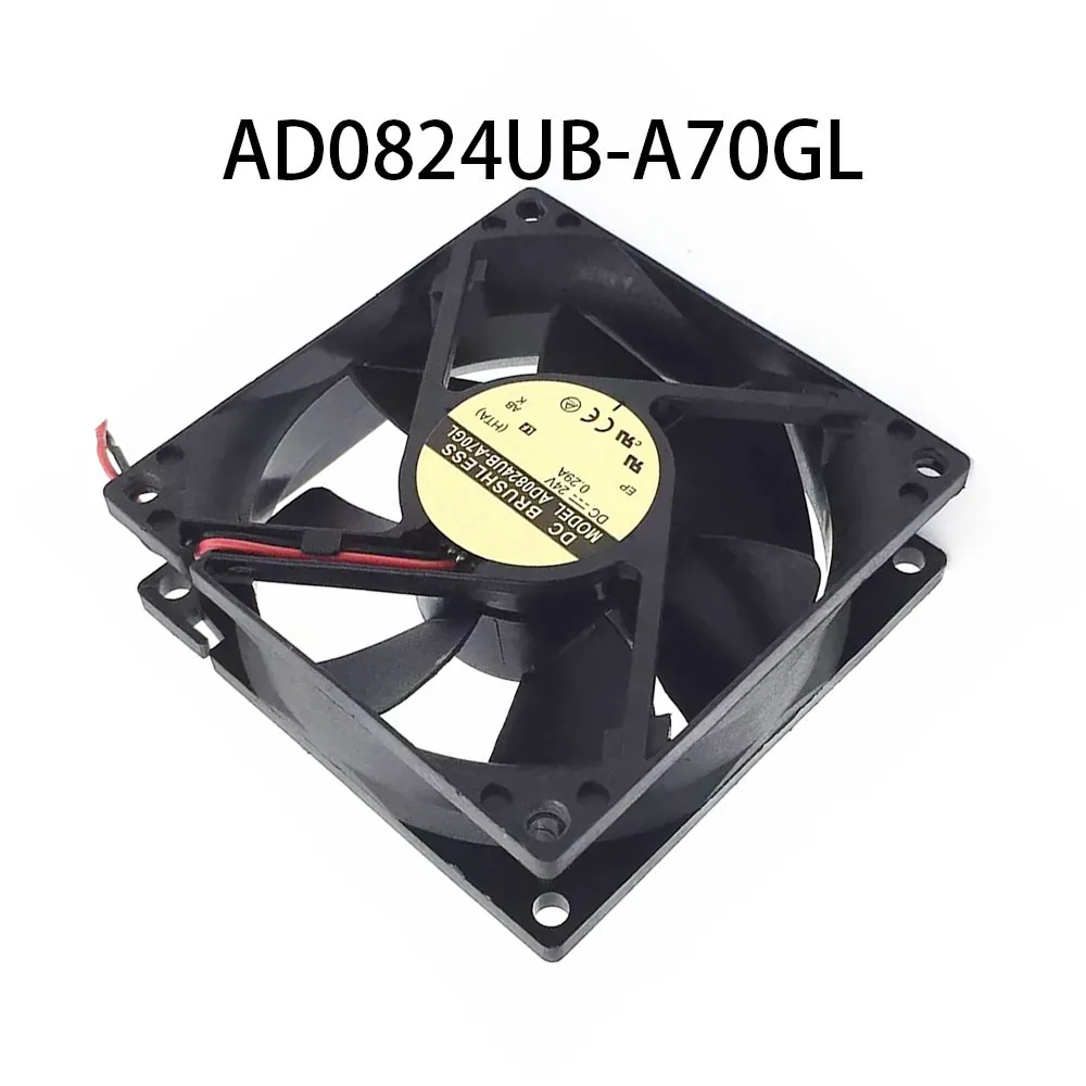 Power supply radiator AD0824UB-A70GL 24VDC 0.29A 80*80*25mm High-Airflow Server Fully Teste