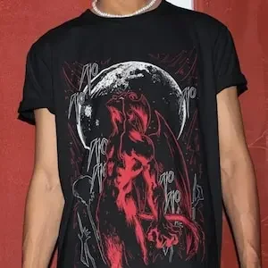 Unisex Devilman Crybaby Anime T-Shirt, Akira Fudo, Ryo Asuka Manga Shirt