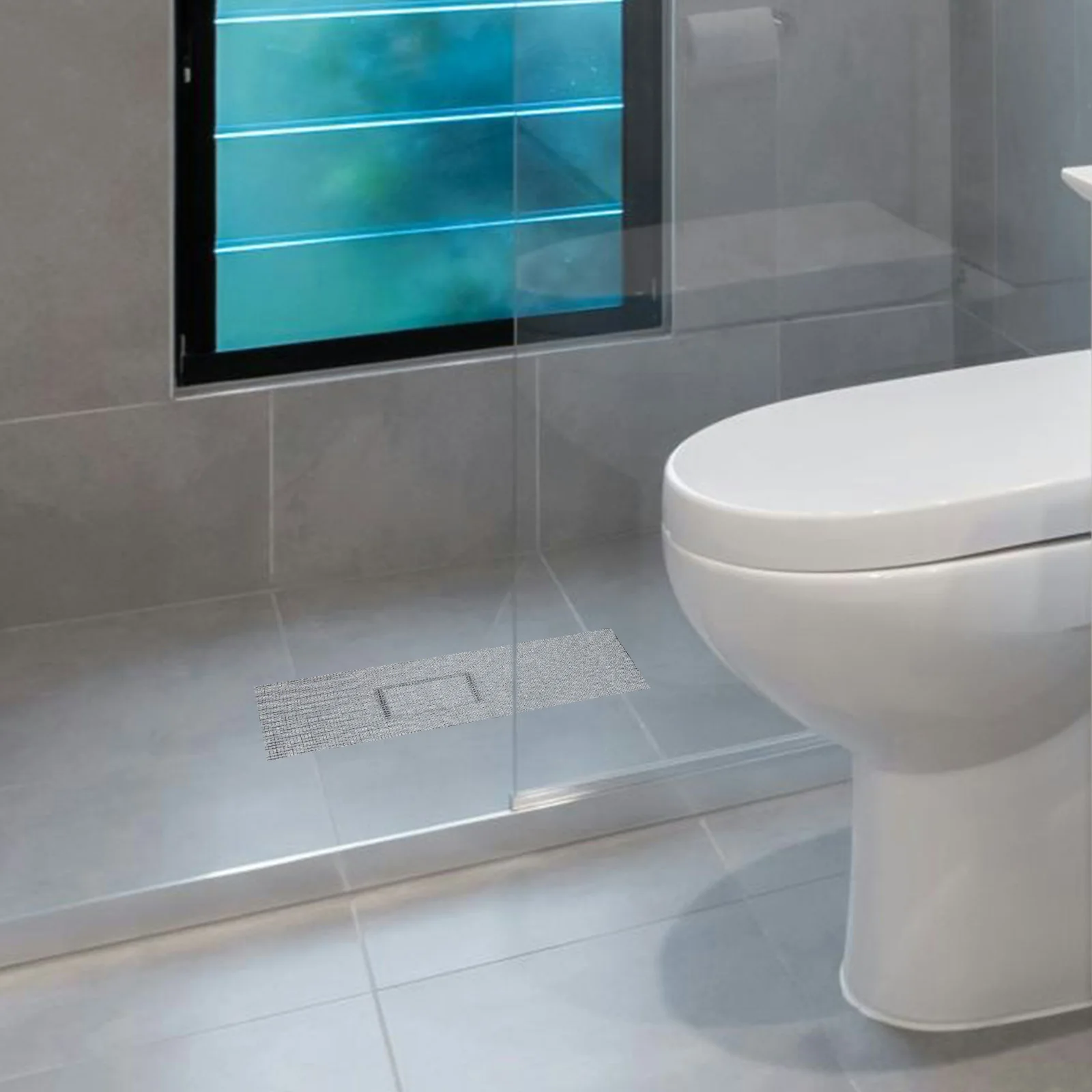 

1Set Anti Clog Floor Drain Stickers Quick Cleaning Fine Mesh Hair Stopper Decal Floor Drain Sticker Bathroom Anti-Block Sticker