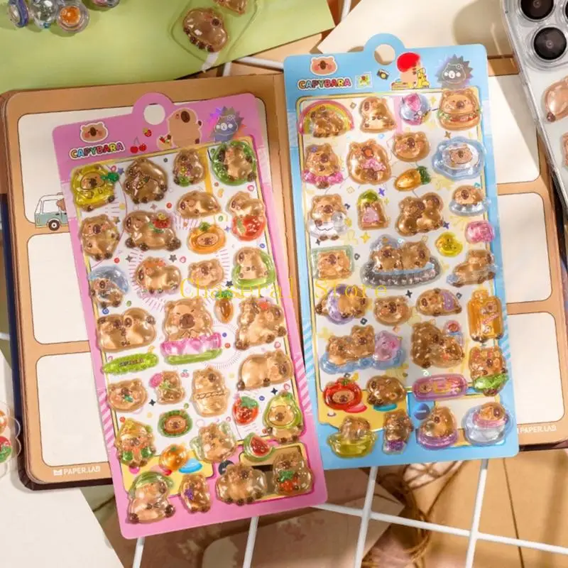 E7CE Colorful Crystal Sticker Safe And Easy To Use For Kids Arts Learning Activities