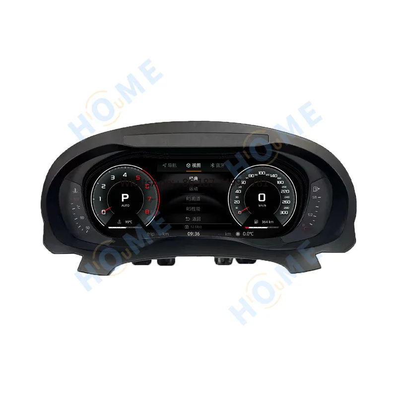 

USB 10.25 " LCD Speed Cluster Dashboard Virtual Cockpit Digital Dashboard for . .6 6R 6GTI 2010-2012 Speedometer Panel