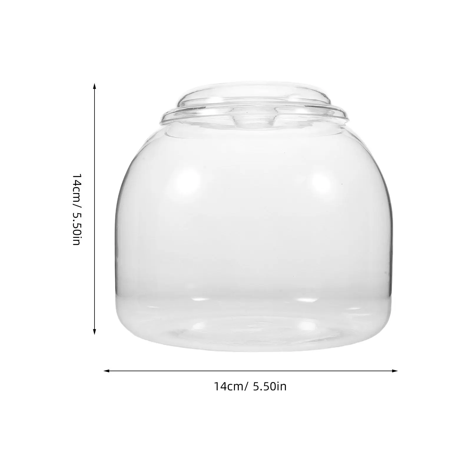 Glass Terrarium Jar Lid Transparent Micro Landscape Ecological Bottle Succulent Moss Hydroponic Plant Tabletop Planter