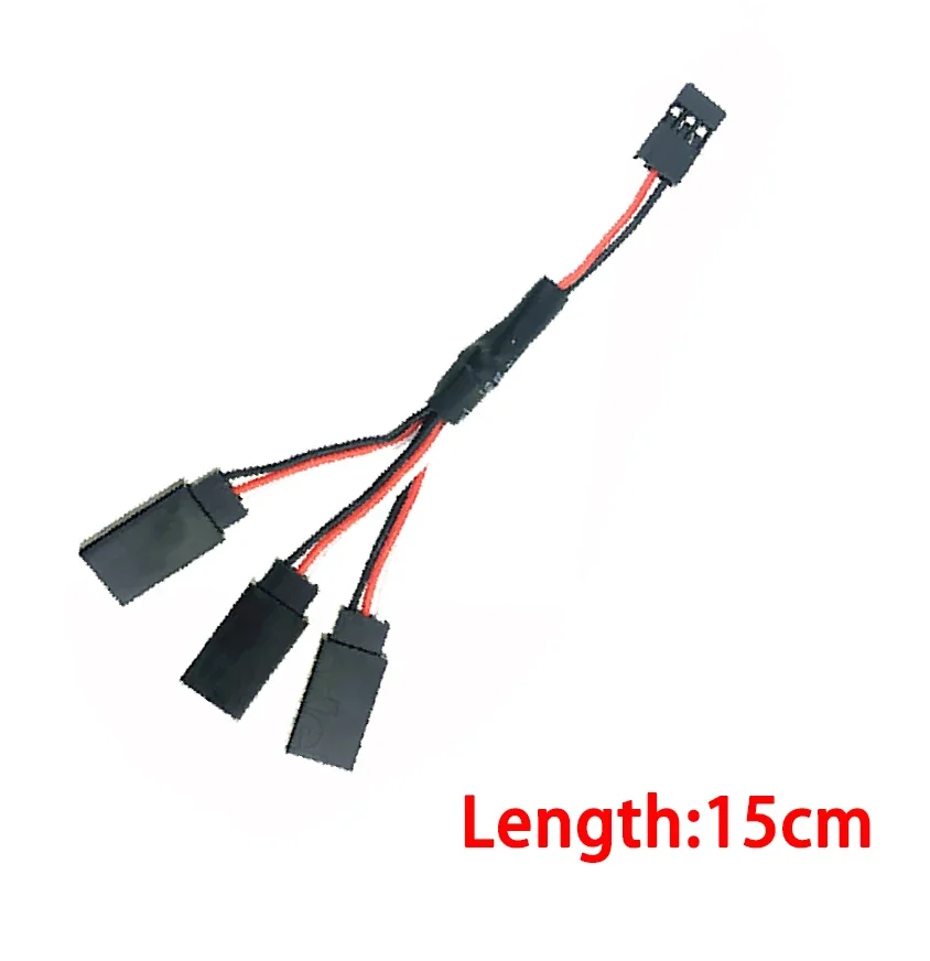 1PCS 15/30/50cm RC Servo Verlängerung Kabel 1to1 1to2 1to3 1to4 für Futaba JR Männlich zu Weiblich RC Modell