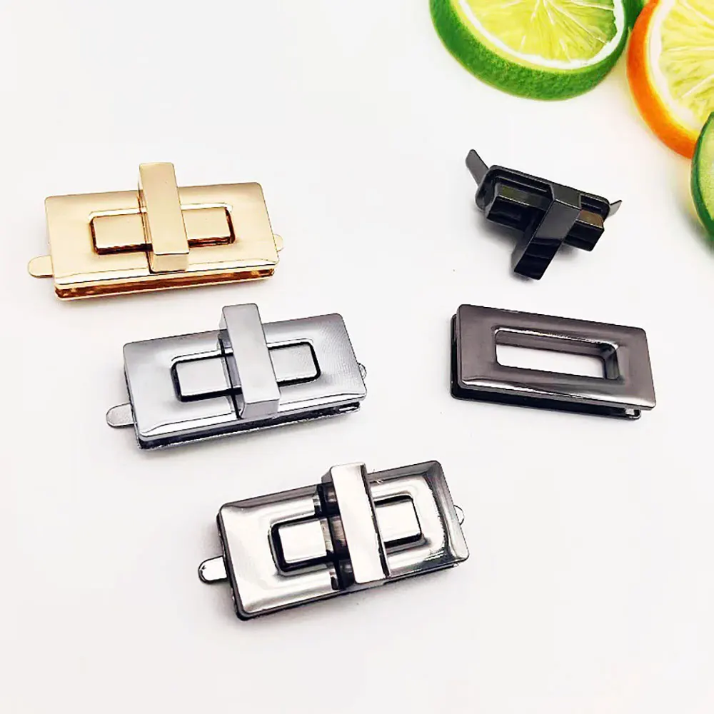 1Pcs Women Bag Turn Twist Locks Clasp Handbag Closure Toggle Latch Metal Buckles Screw Switch Lock Purse Repair Accessories