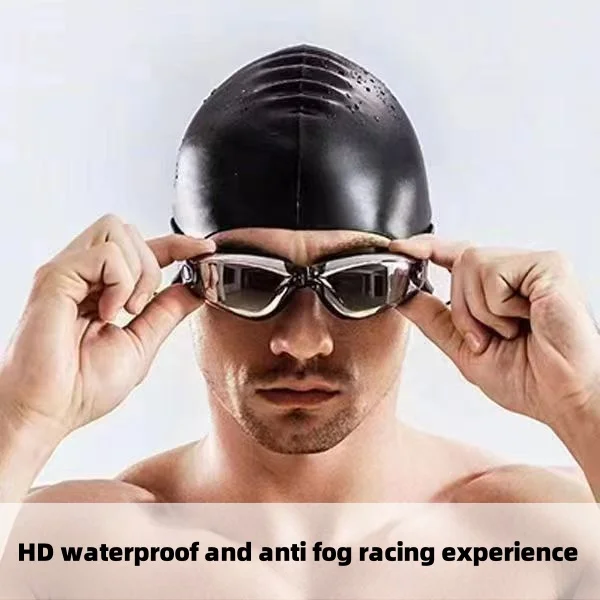 Occhialini da nuoto Occhialini da sub professionali antiappannamento HD Occhiali da nuoto in silicone regolabili impermeabili Occhialini da sub