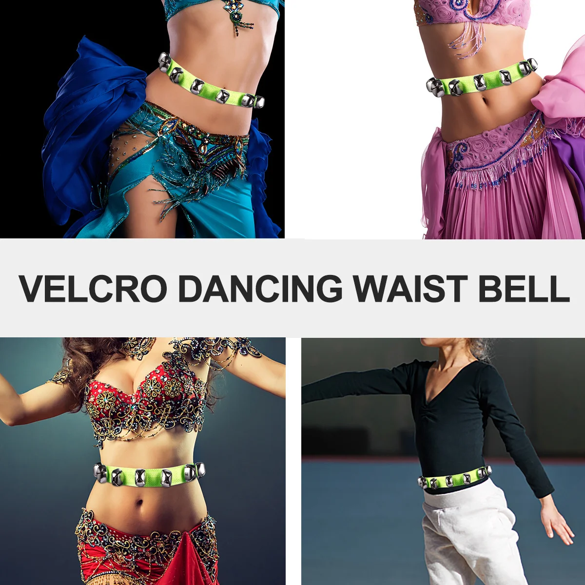 

1Pcs Dance Waist Bell for Kids Premium Early Education Percussion Instrument Fun Music Learning Wrist Bell Play Activity