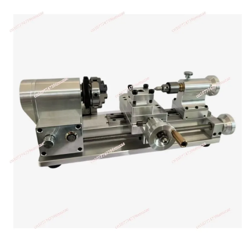 DIY Mini Lathe Multifunctional Household Woodworking Homemade Small Lathe Portable Desktop Micro-Lathe