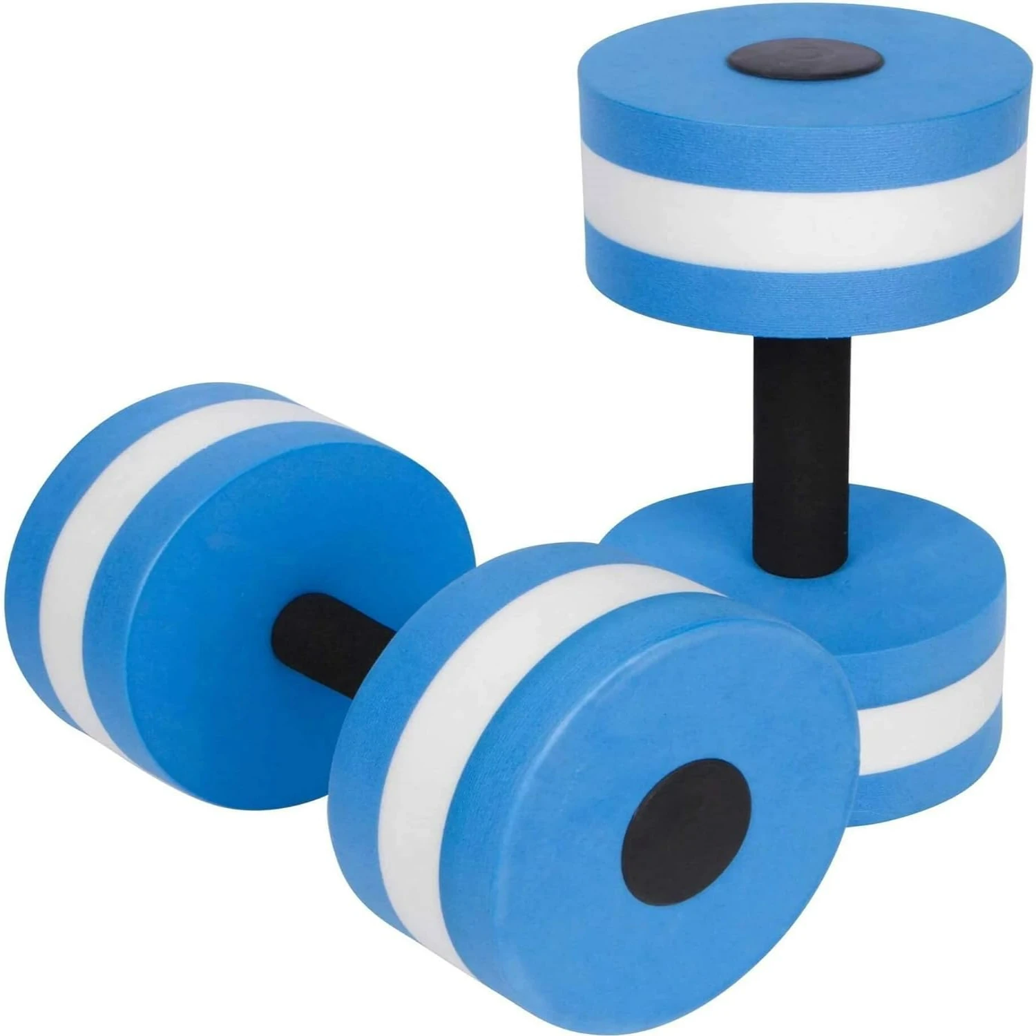 Lightweight and Durable Aqua Fitness Barbells - Set of 2 for Effective Resistance Training in Water Aerobics and Pool Exercise,