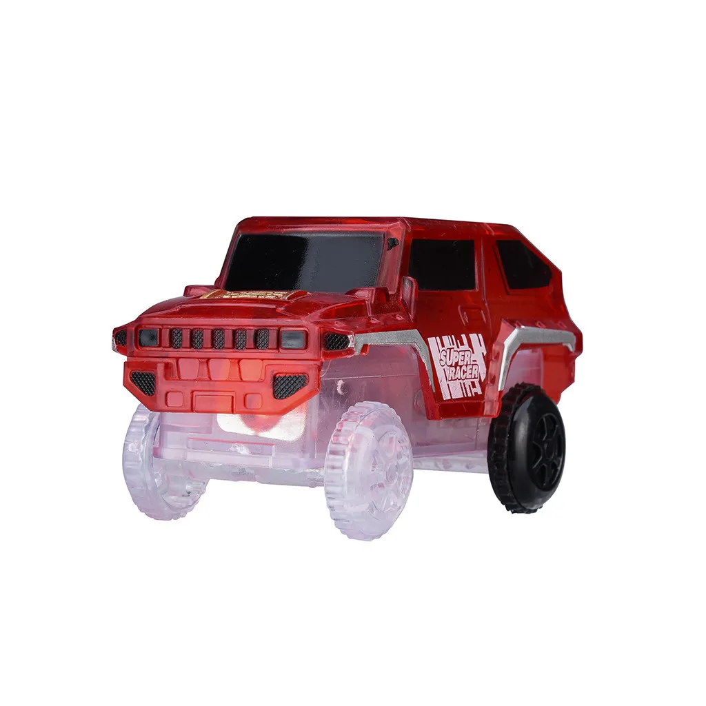 High-quality Electronics Special Car for  Track Toys With Flashing Lights Educational