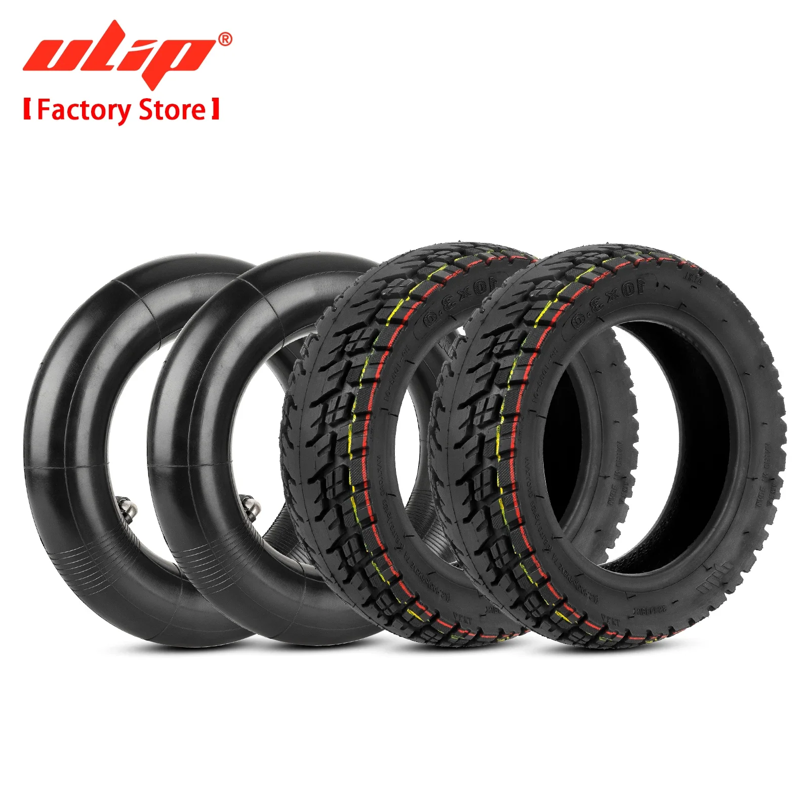 

Ulip 2 Pack 10x3 Tubeless Tires with Inner Tube for Kukirin G2 Max/G2 Master/Zero Scooter with 255x80 80/65-6 Pneumatic Tire Kit
