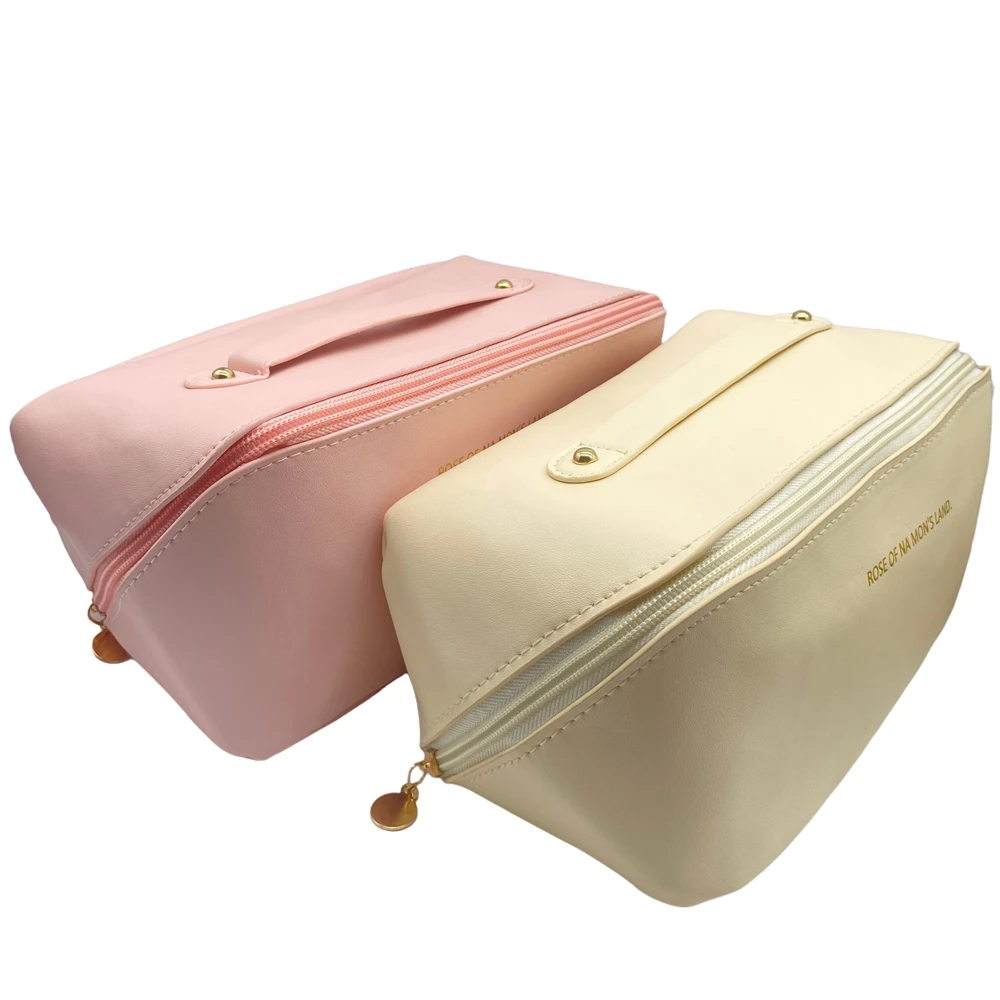 

Makeup Organizer Female Toiletry Kit Bag Make Up Case Storage Pouch Luxury Lady Box, Cosmetic Bag, Organizer Bag For Travel Zip