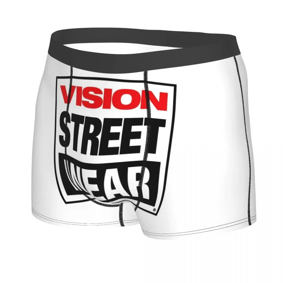 Custom Cool  Street Wear Underwear Men Print Boxer Briefs Shorts Panties Breathable Underpants