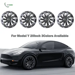 FITKMH Tesla Model Y Hubcaps-20 Inch Wheel Covers Replacement, Compatible with Model Y 2021-2023, Whirlwind Style, 4PCS