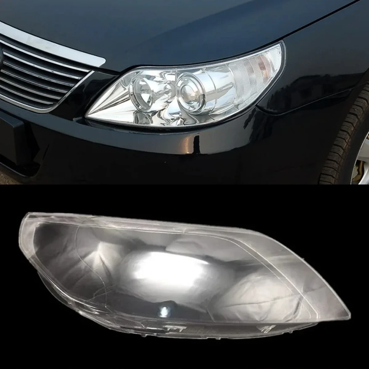 

For BYD F6 Headlight Cover Transparent Headlamp Shell Lens Replace Original Lampshade Plexiglass 2008 2009 2010 2011 2012