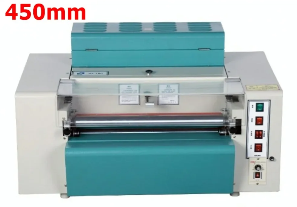 

450mm Photo UV Coating Machine Paper Flyers UV Coater Laminating Machine