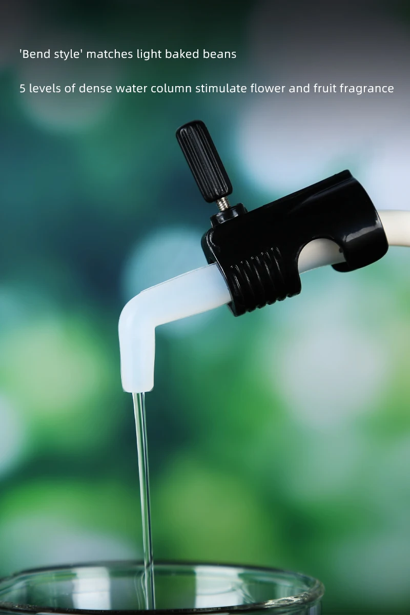 2025 Kaffee- und Teewerkzeuge zum Übergießen von Kaffeekessel, Tropfschutz, Silikon-Kaffeekessel, Wassersteuerventil – Detail 3