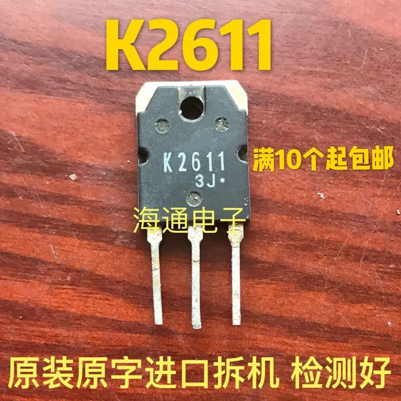 10pcs/lot Original 2SK2611 K2611 9A 900V TO-247 TO-3P High power welding machine MOSFET Transistors