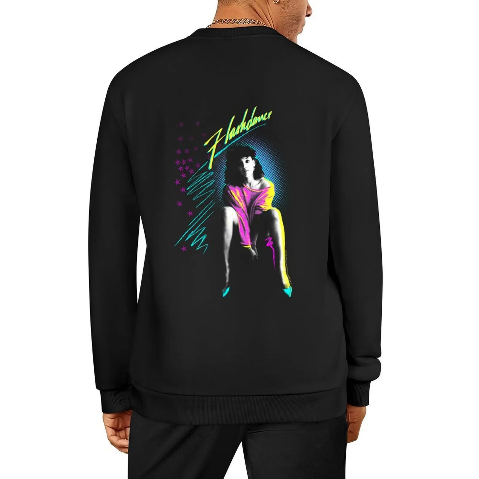 

Flashdance Alex Owens Neon Title Logo Pullover men wear fashion men mens clothing tracksuits new sweatshirts