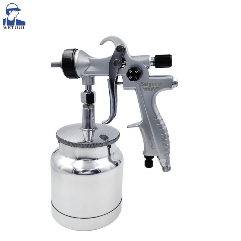 Spray Gun Handle Paint Gun 750ml 1.3mm 1.6mm  Car Coat Gun Furniture Painting Paint Pistol