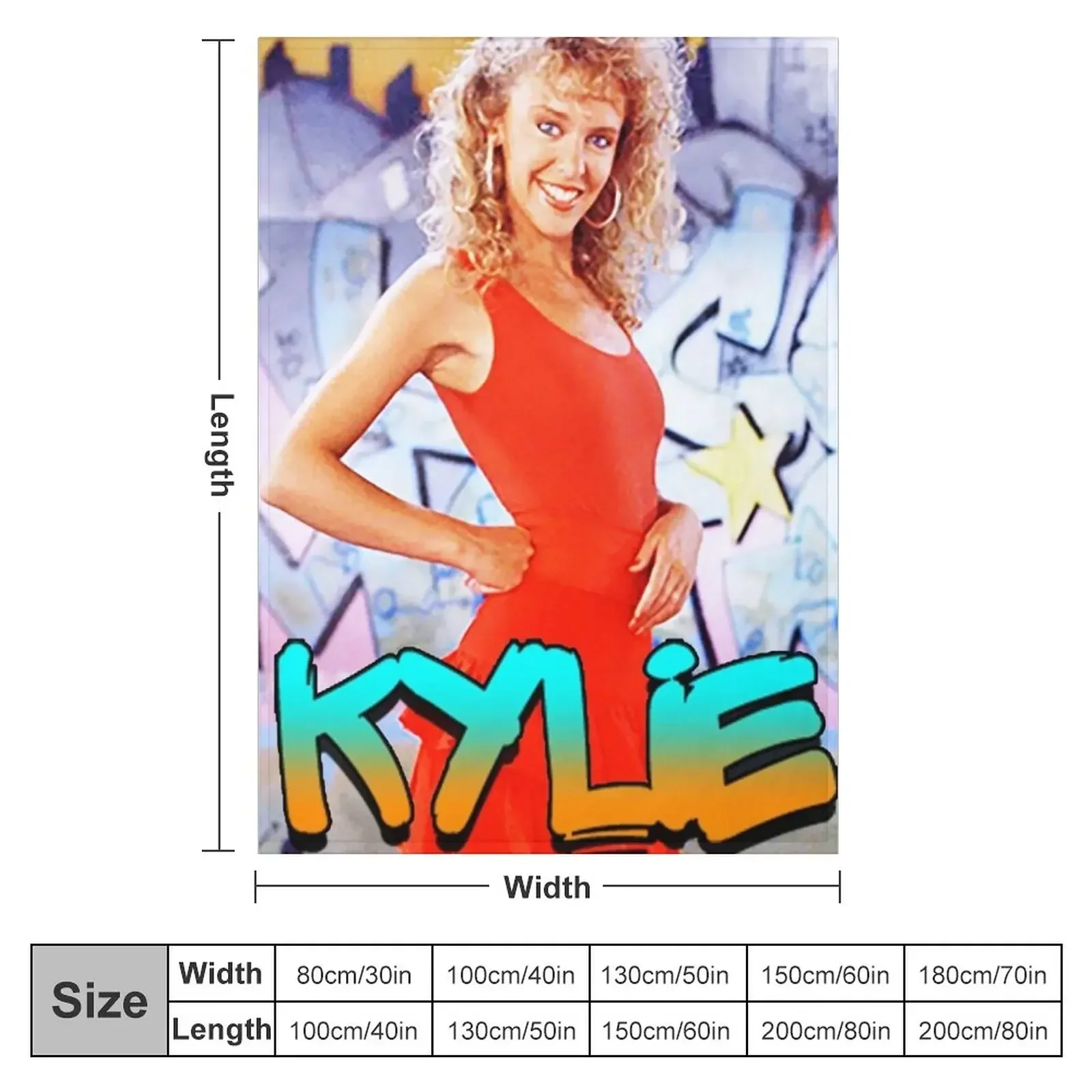 Retro Kylie Minogue Throw Blanket Blankets For Bed Blankets Sofas Of Decoration bed plaid Soft Blankets